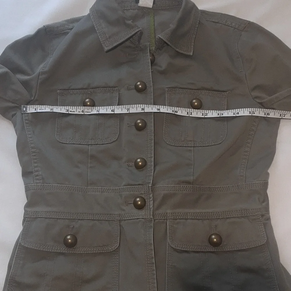J. Crew Womans Utility/Field Jacket.‎ Light olive green. Sz XS. Excellent cond.